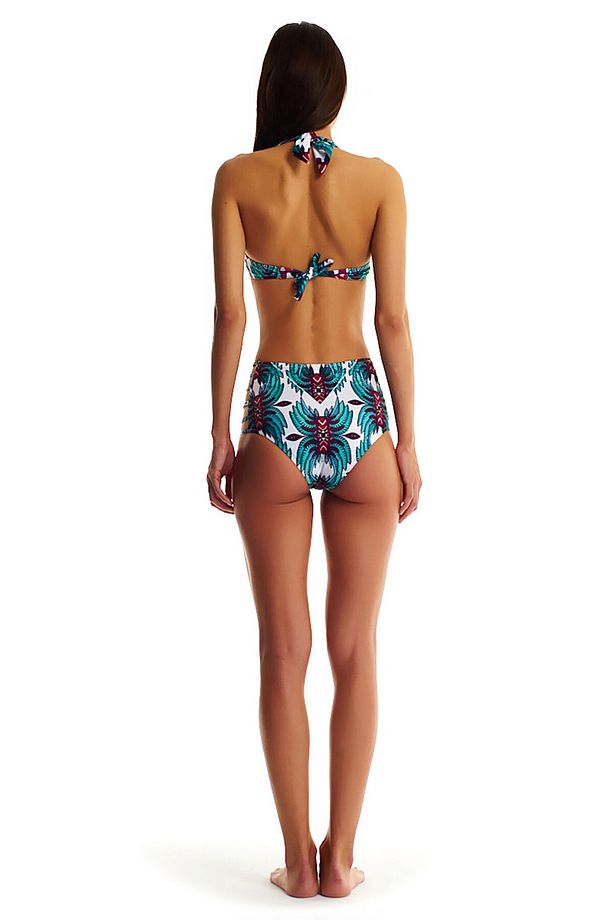 Ivy Whıte Yüksek Belli Bağcıklı Bikini - 7