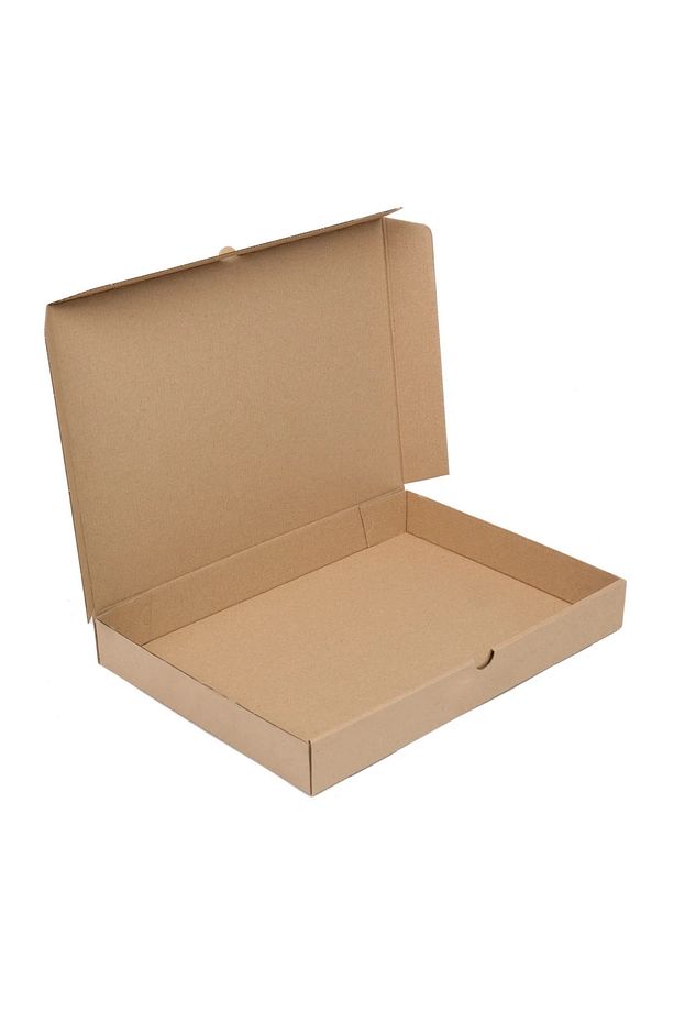 Baskısız Kraft Renk Oluklu Tepsi Baklava Kutusu 1000 gr 36x46x5 cm 100 Adet - 2