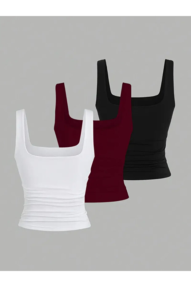 Γυναικεία μπλούζα Lycra Basic 3 τεμαχίων - 2