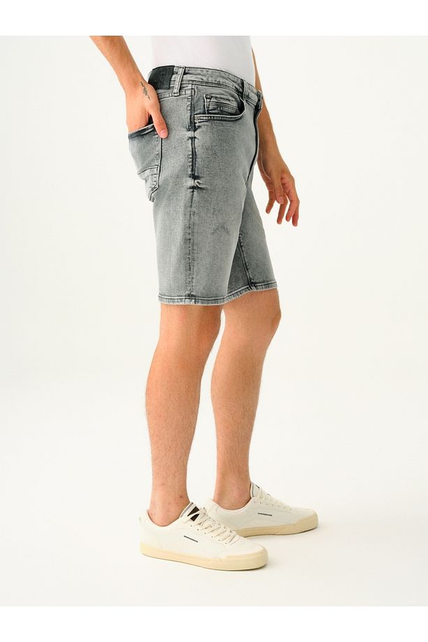 Slim Fit Erkek Şort - 4