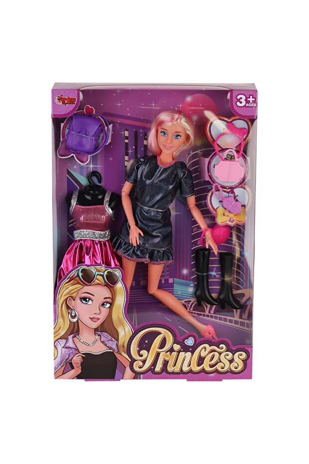 WG-66813 Yedek Elbiseli Bebek 29 cm - Oyuncak - 1