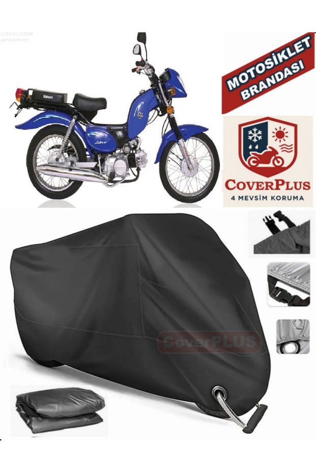 Black Lock Compatible Kanuni Zebra 90 Motor Tarpaulin Motorcycle Tarpaulin Cover Tent