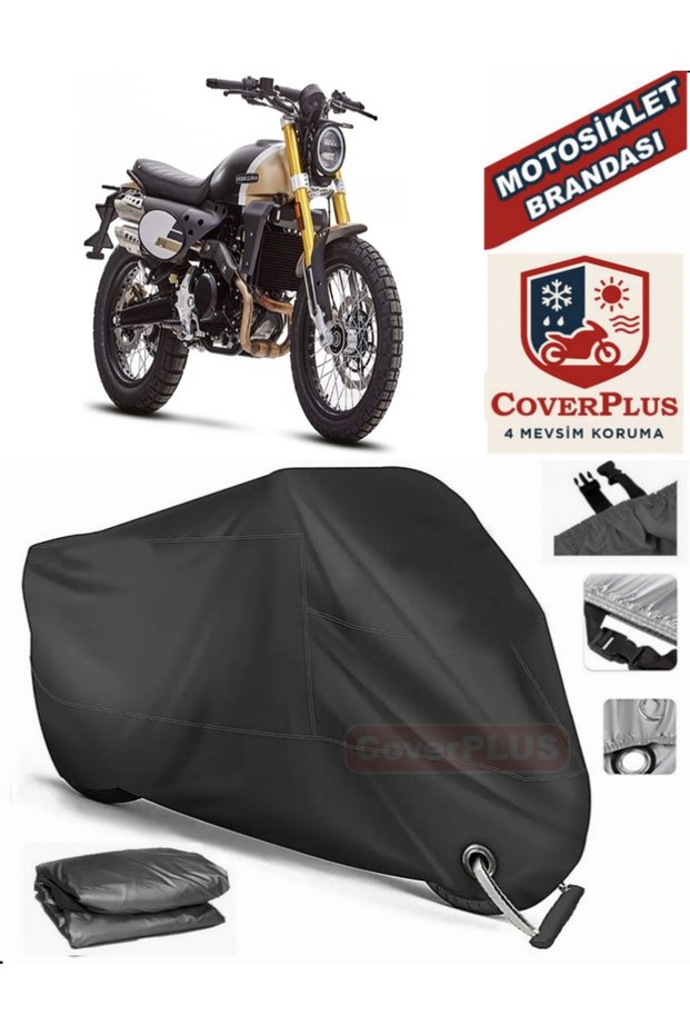 Black Lock Compatible Caballero 500 Deluxe Motor Tarpaulin Motorcycle Tarpaulin Cover Tent