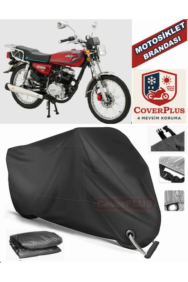 Black Lock Compatible Abush Cga 100I Engine Tarpaulin Motorcycle Tarpaulin Cover Tent