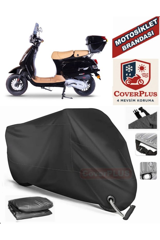 Black Lock Compatible Falcon Cooper 50 Motor Tarpaulin Motorcycle Tarpaulin Cover Tent
