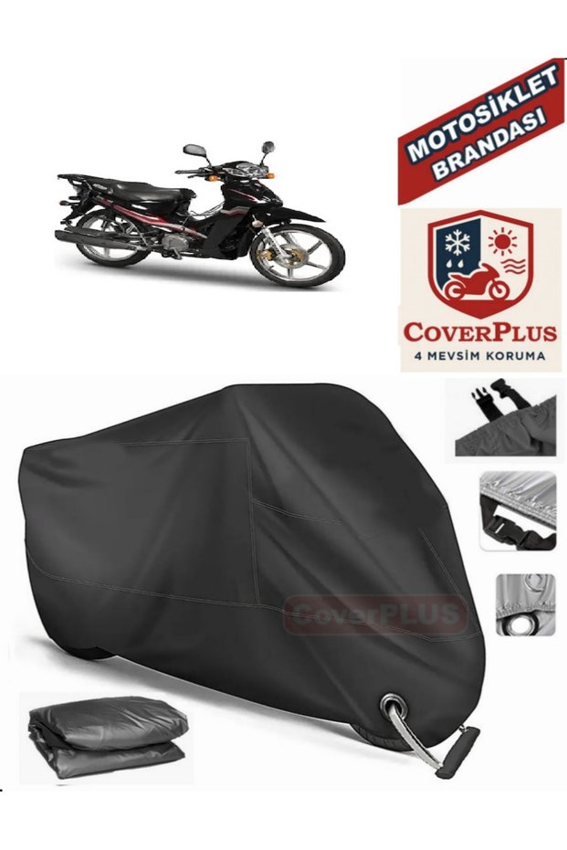 Black Lock Compatible Motoran Wind 125 Motor Tarpaulin Motorcycle Tarpaulin Cover Tent