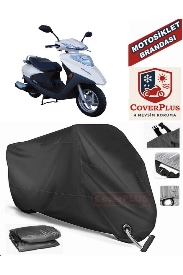 Black Lock Compatible Motolux Ceo 110 Motor Tarpaulin Motorcycle Tarpaulin Cover Tent