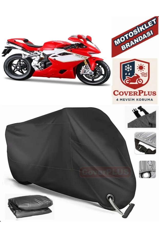 Black Lock Compatible Mv Agusta F4 Engine Tarpaulin Motorcycle Tarpaulin Cover Tent