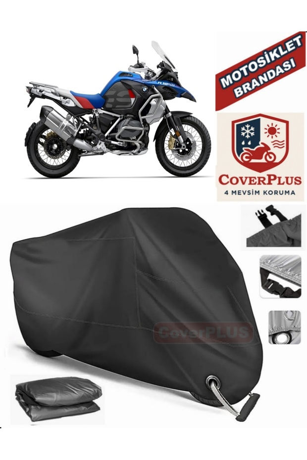 Black Lock Compatible Bmw R 1250 Gs Adventure Motor Tarpaulin Motorcycle Tarpaulin Cover Tent