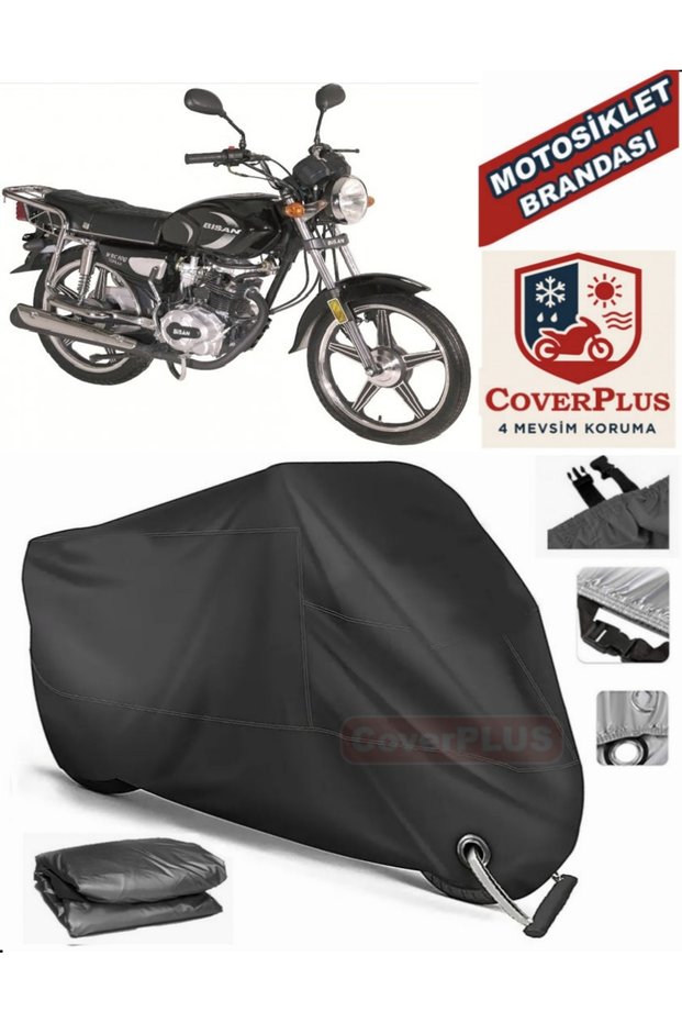 Black Lock Compatible Bisan Soil Wrc 125 Engine Tarpaulin Motorcycle Tarpaulin Cover Tent