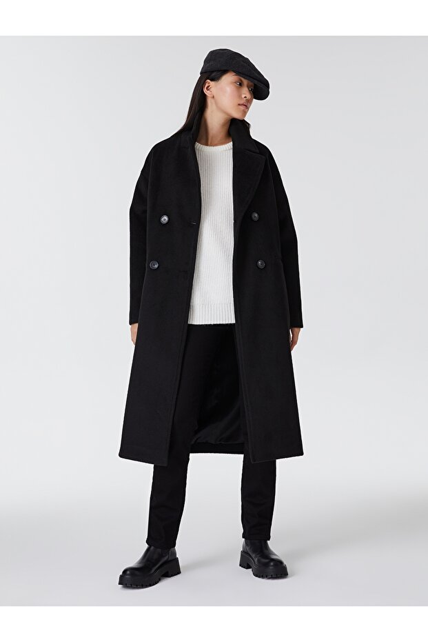 Oversize Kadın Kaban - 1