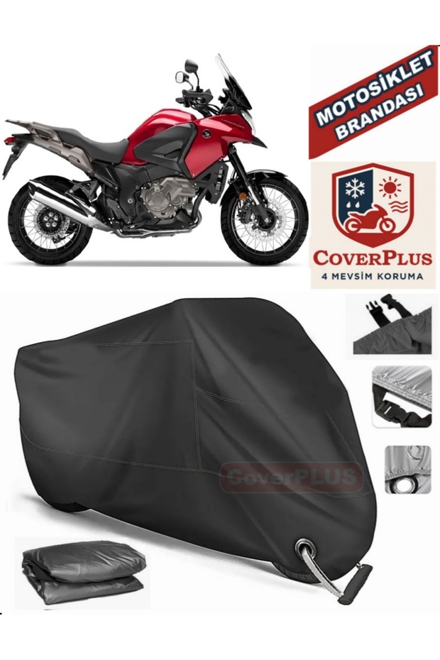 Black Lock Compatible Honda Vfr 1200 X Crosstourer Motor Tarpaulin Motorcycle Tarpaulin Cover Tent