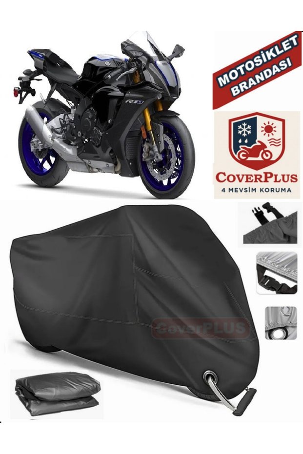 Black Lock Compatible Yamaha Yzf R1 Motor Tarpaulin Motorcycle Tarpaulin Cover Tent
