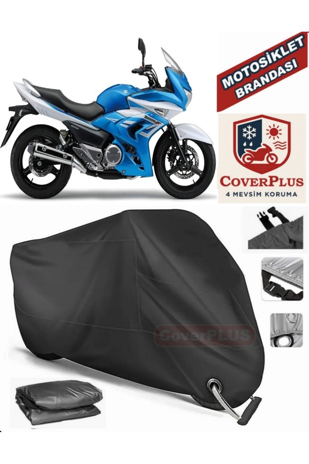 Black Lock Compatible Suzuki Gw 250F Motor Tarpaulin Motorcycle Tarpaulin Cover Tent