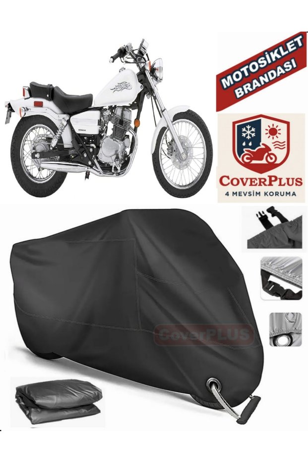 Black Lock Compatible Honda Cmx 250 Rebel Motor Tarpaulin Motorcycle Tarpaulin Cover Tent
