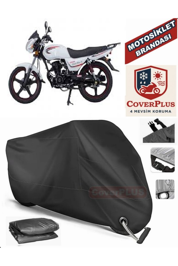 Black Lock Compatible Mondial 150 Mg Superboy X Motor Tarpaulin Motorcycle Tarpaulin Cover Tent