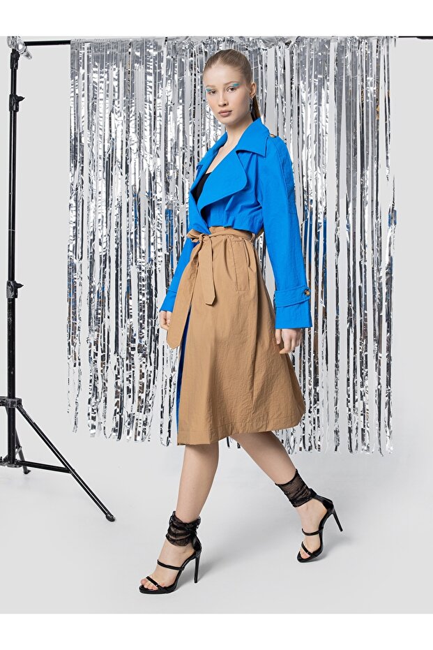 Regular Fit Kadın Trenchcoat - 3