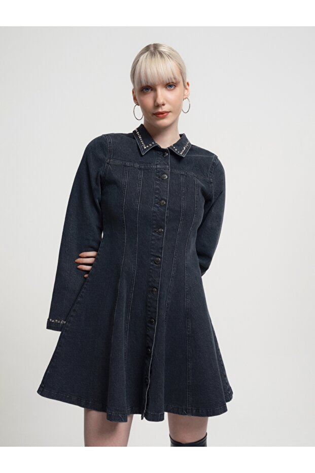 Slim Fit Kadın Elbise - 1