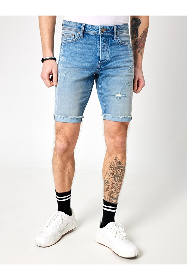 Slim Fit Erkek Şort - 2