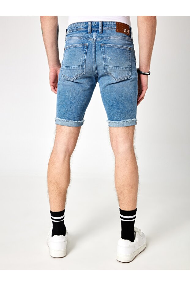 Slim Fit Erkek Şort - 3