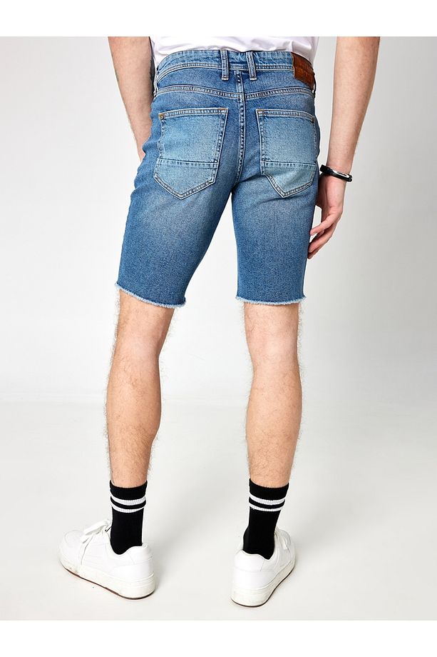Slim Fit Erkek Şort - 4