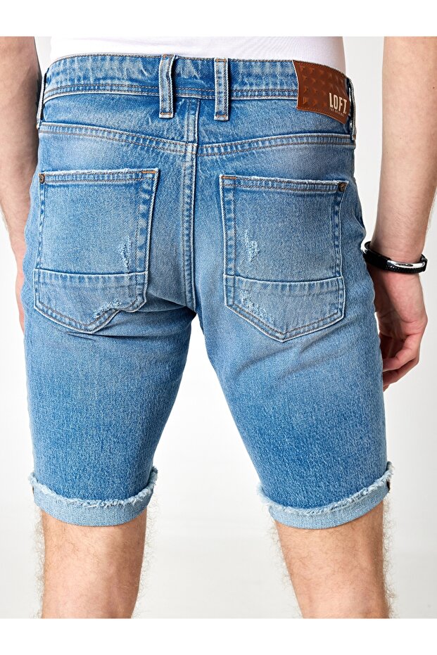 Slim Fit Erkek Şort - 4