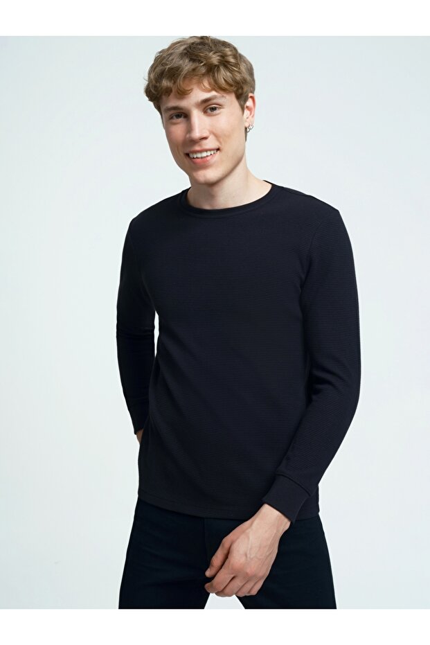 Regular Fit Erkek Tshirt U.kol - 1