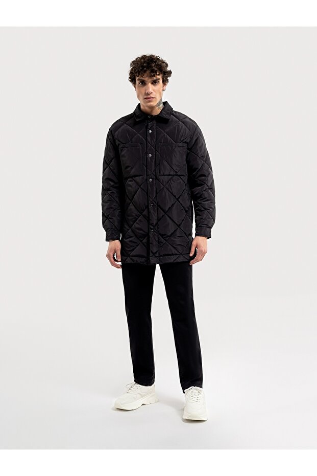 Regular Fit Erkek Mont - 7