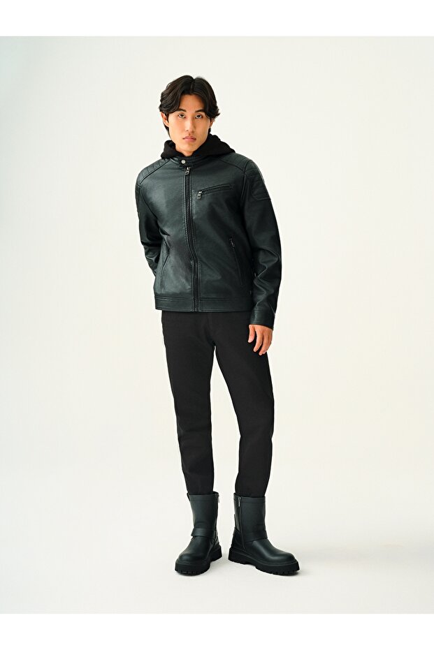 Regular Fit Erkek Mont Pu - 2