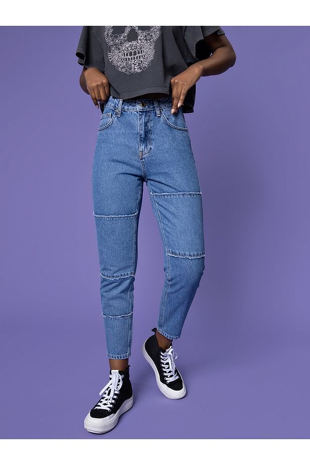 Mom Regular Fit Kadın Pantolon - 1