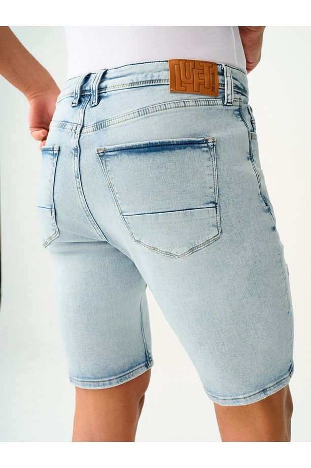 Slim Fit Erkek Şort - 5