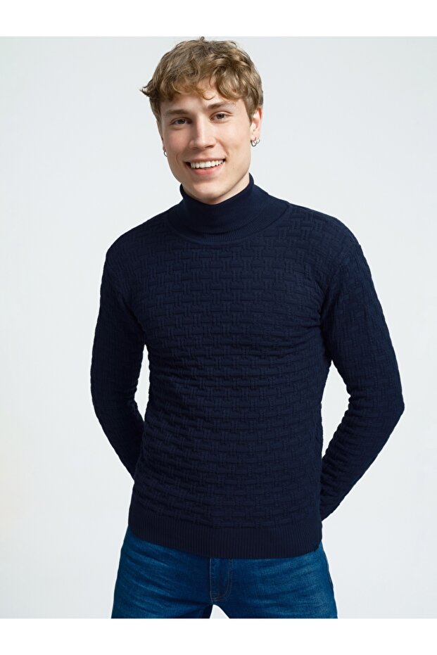 Slim Fit Erkek Kazak - 3