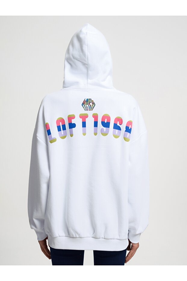 Oversize Kadın Sweatshirt - 4