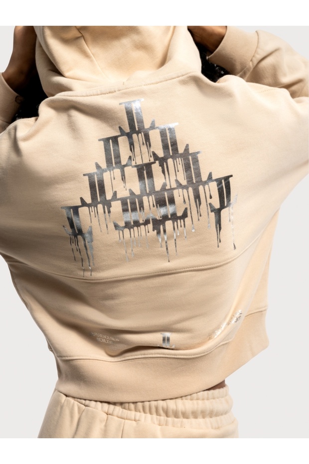 Loose Crop Kadın Sweatshirt - 5