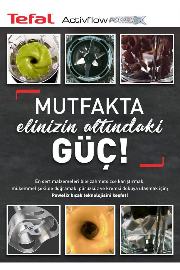 Powelix Cam Hazneli Premium Blender Seti 1500 W - En Güçlü Performanslı Mutfak Robotu - 3