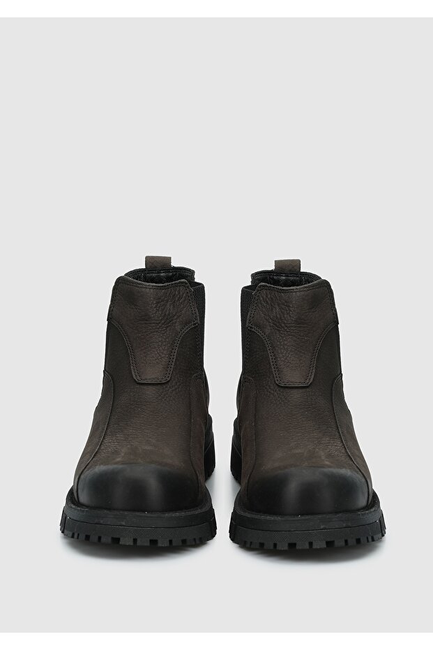 Antrasit Deri Erkek Bot - 3