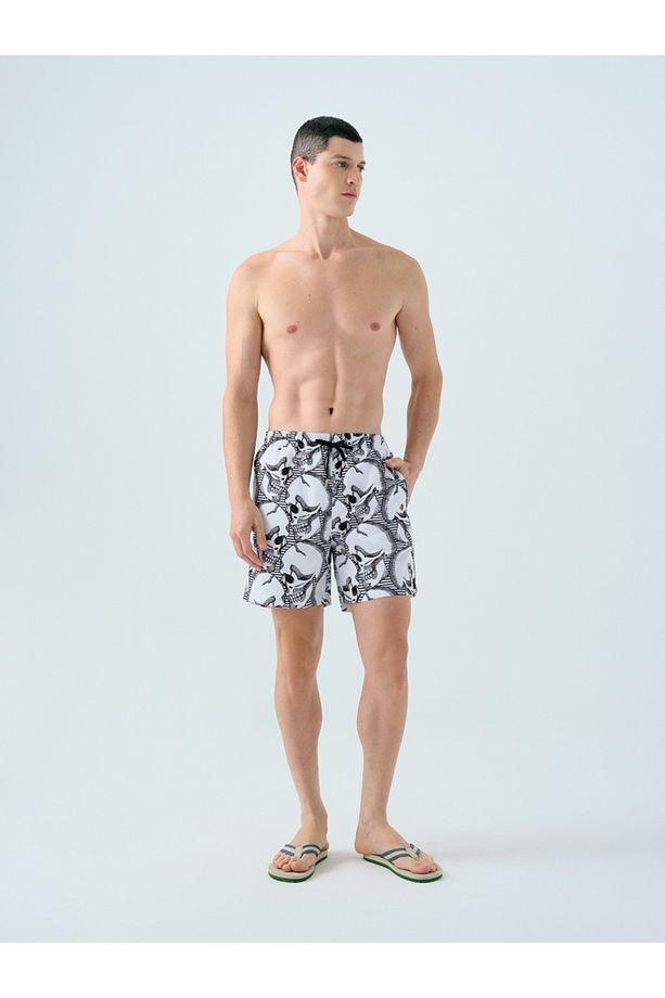 Regular Fit Erkek Deniz Şortu - 1