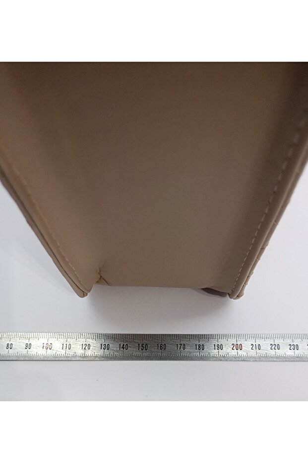 حزام سلسلة أنيق بنمط البقلاوة باللون البيج - 6