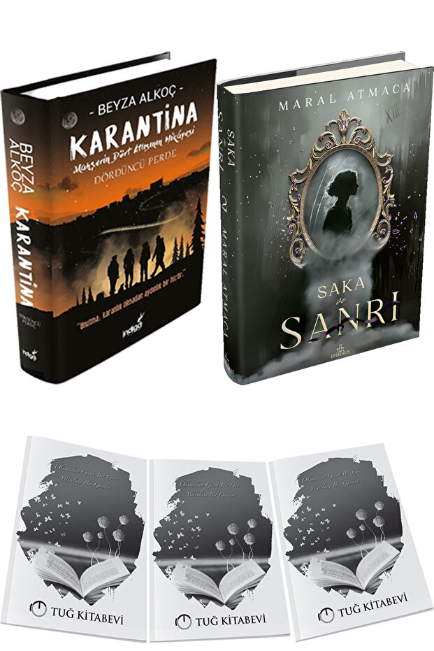 Karantina 4 Ciltli ve Saka ve Sanrı 2 Ciltli + Hediyeli
