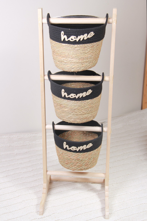 رفوف سلة تخزين متعددة الاستخدام - 1