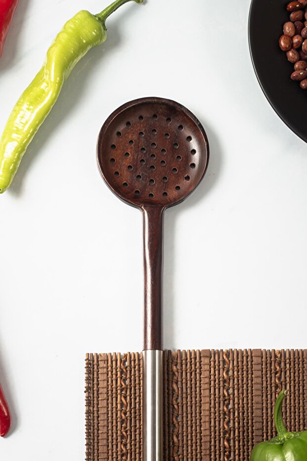 Acacia Serving Colander & Presentation Colander - 3