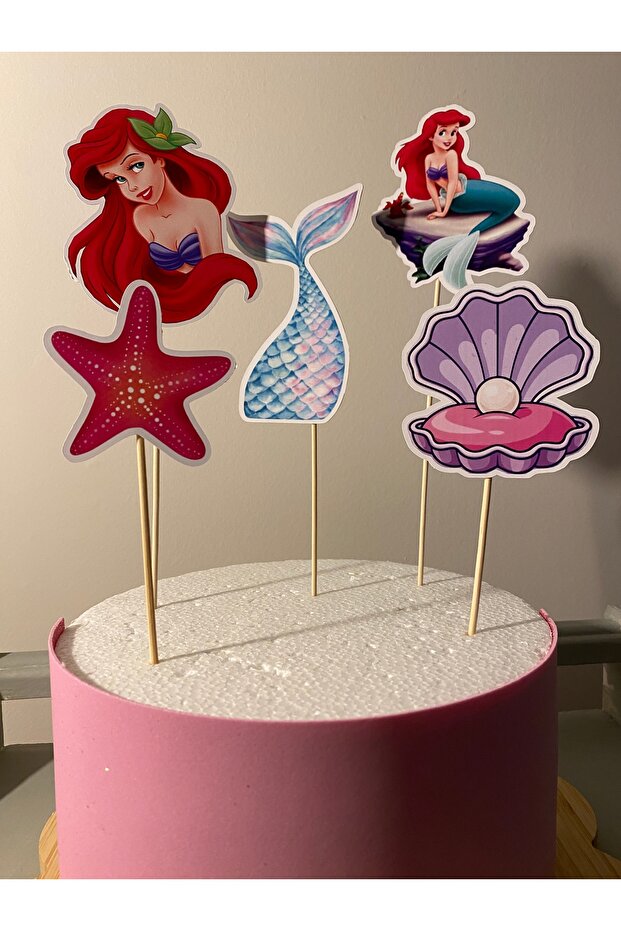 Mermaid Birthday Cake Topper Birthday Ornament