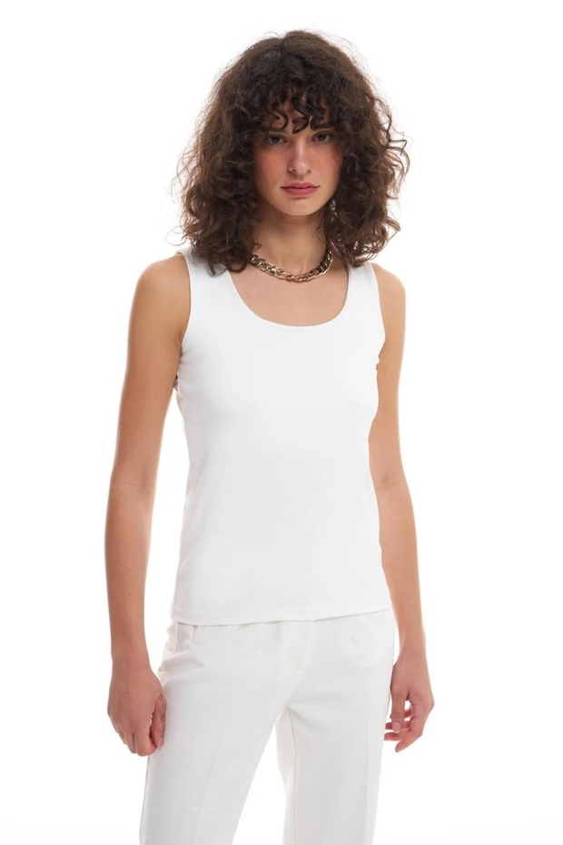 KALIN ASKILI BİSİKLET YAKA BASIC BLUZ - 1