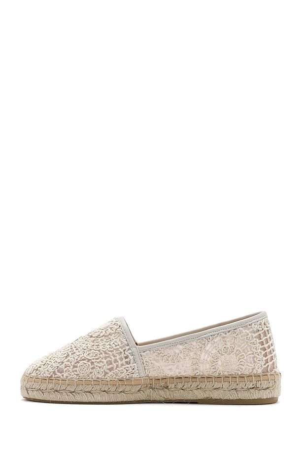 Kadın Bej Kumaş Espadril 25SFD45726F - 2