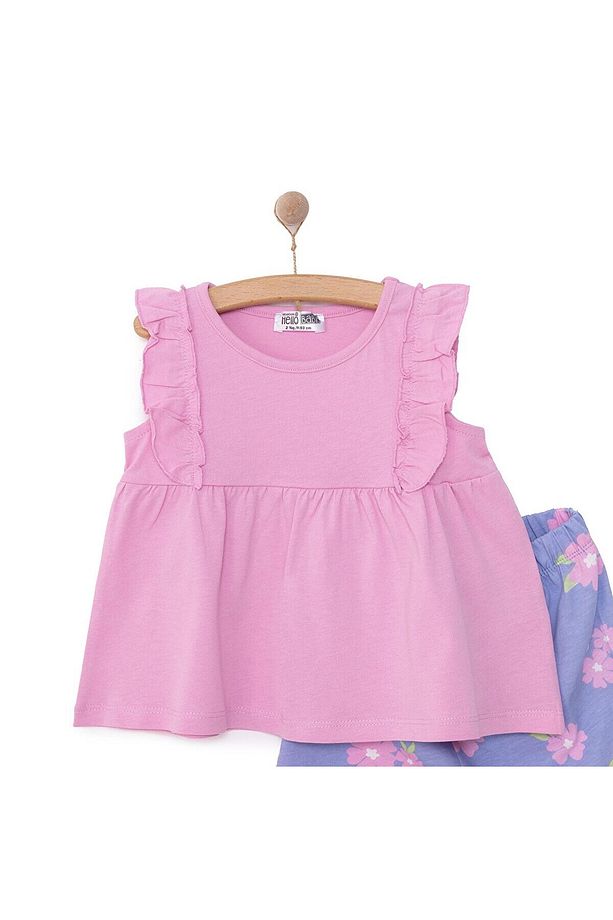 HelloBaby Basic Bluz-Şort - 3