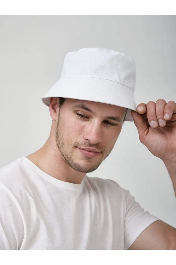 Yazlık Kumaş Kova Şapka, Erkek Kadın Düz Balıkçı Bucket Şapka, Unisex 3 Adet - 7