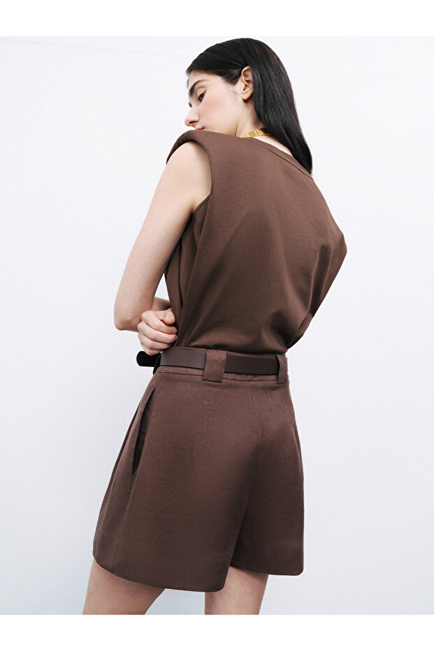 Vatkalı Basic Tişört - 3