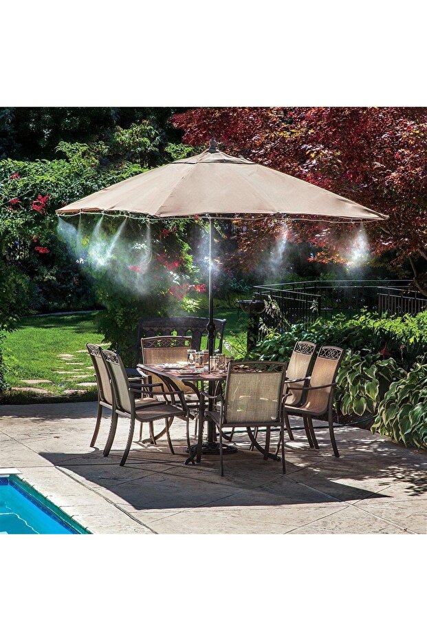 10 Meter DIY Balcony Veranda Gazebo Camellia Irrigation Cooling and Humidification System (5311) El