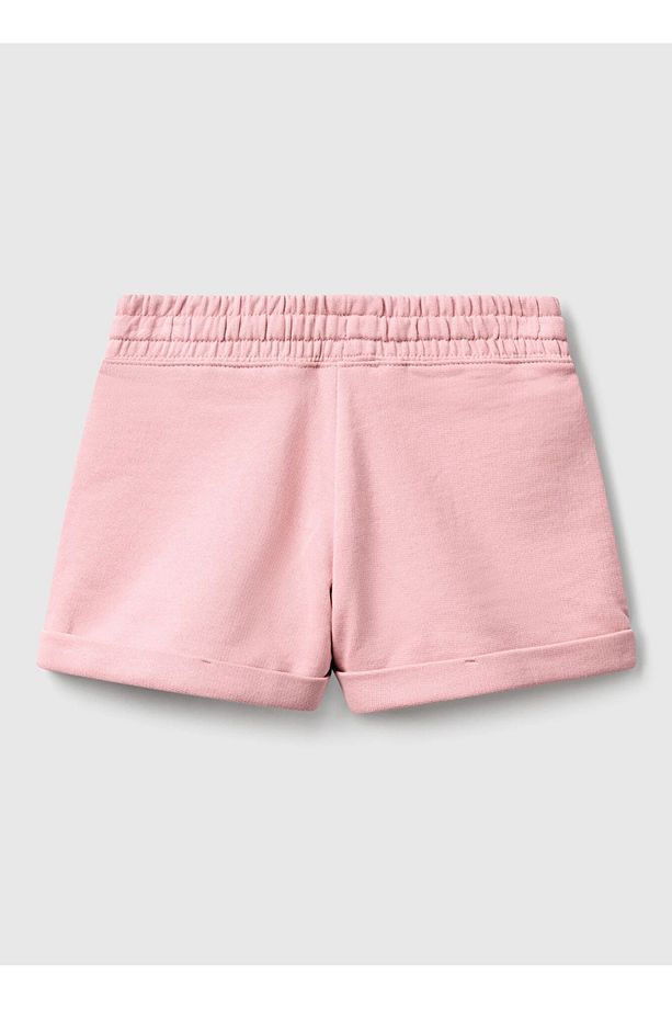 Pembe Kız Çocuk Şort - 3