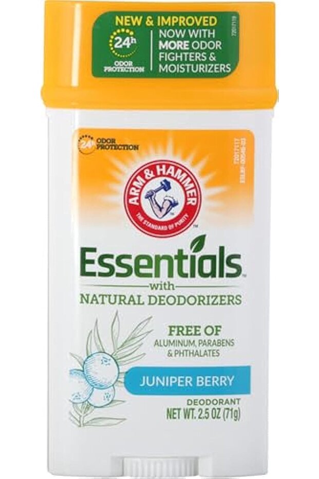 Arm & Hammer Essentials Natural Deodorant, Clean, 2.5 oz (71 g)